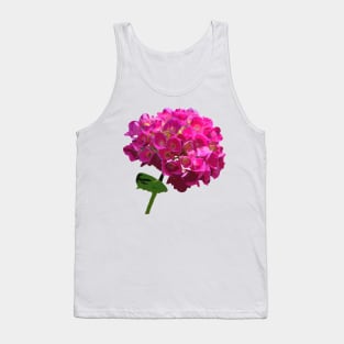 Pink Hydrangea Flower Tank Top